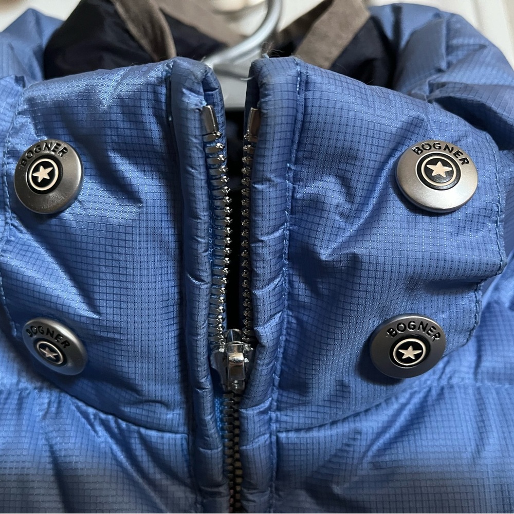 Bogner Ski Jacket Metallic Blue - Picture 6 of 16